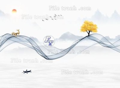 Chi tiết file gốc File in tranh tường 3D FT211285 (cho in tráng gương)