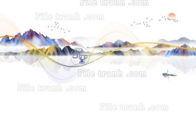 File gốc File in tranh tường 3D FT211293 (chuẩn màu) cho in offset