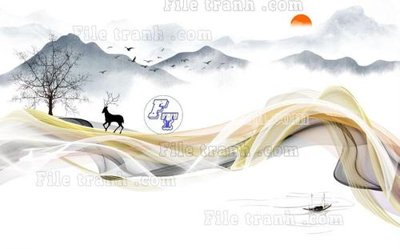 File PSD File in tranh tường 3D FT211295 (nguyên bản) cho thiết kế