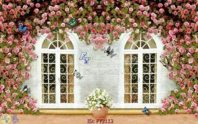 File tranh File psd tường quán cà phê FT2113 (bản gốc) in lụa 3D