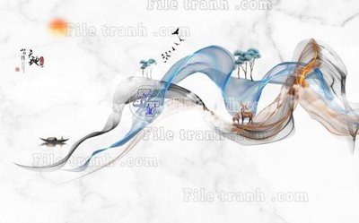 Tải file File in tranh tường 3D FT211301 (ảnh gốc) file AI/EPS