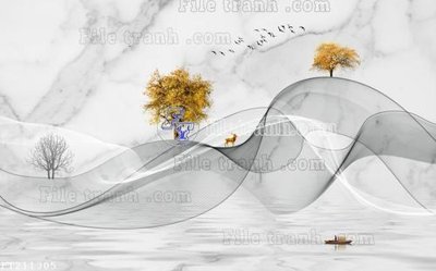 Tải file File in tranh tường 3D FT211305 (gốc) làm tranh treo tường