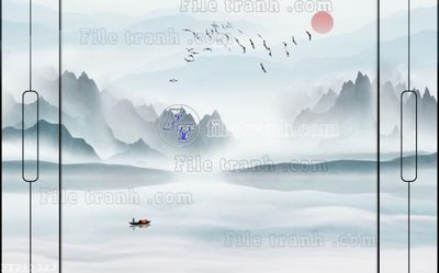 Tải file PSD File in tranh tường 3D FT211323 (nguyên layer) để in