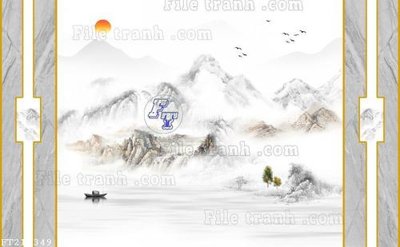 File tranh trang trí File in tranh tường 3D FT211349 (tải file gốc)