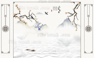 File gốc in ấn File in tranh tường 3D FT211370 chuẩn màu CMYK