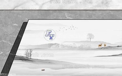 Tải file File in tranh tường 3D FT211420 (gốc) in ấn chất lượng
