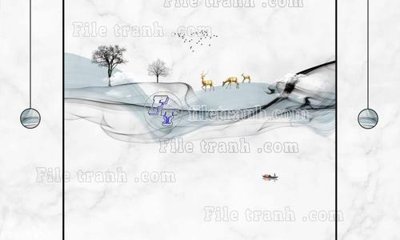 File gốc File in tranh tường 3D FT211452 (trang trí) phòng trẻ em