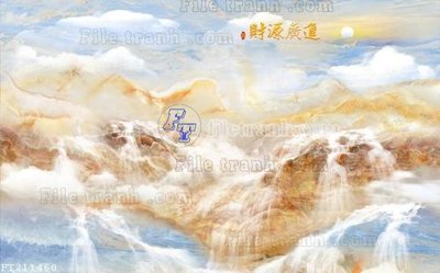 File tranh File in tranh tường 3D FT211460 (gốc) chủ đề động vật