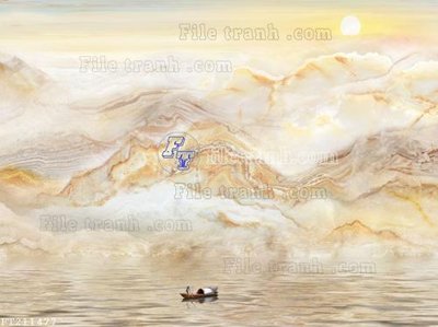 File gốc File in tranh tường 3D FT211477 (cho in ấn) độc quyền