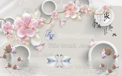 Download file File in tranh tường 3D FT211490 (gốc) in mica đèn LED