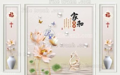 Tải file gốc File in tranh tường 3D FT211517 dùng cho in ấn