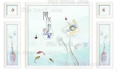File gốc File in tranh tường 3D FT211518 (dành cho trang trí nội thất)