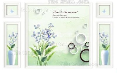 File PSD File in tranh tường 3D FT211521 (nguyên bản) cho thiết kế