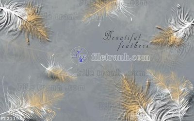 File in trần File in tranh tường 3D FT211547 (bản gốc) mây trời