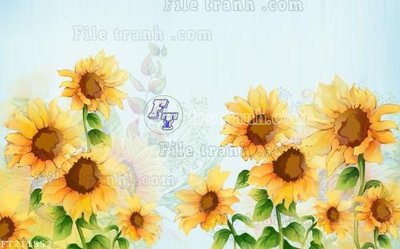 File gốc File in tranh tường 3D FT211552 (in tráng gương) hiện đại