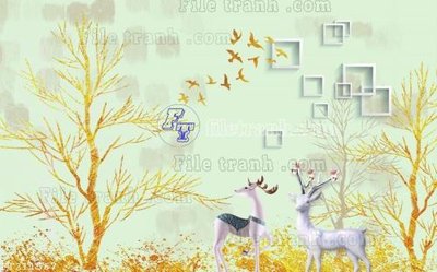 File gốc File in tranh tường 3D FT211567 (chủ đề hiện đại) trang trí