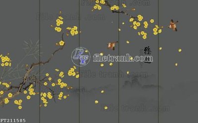 File in ấn chuyên nghiệp File in tranh tường 3D FT211585 (file gốc)