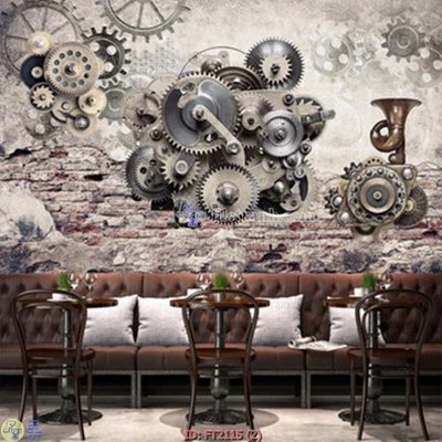 File tranh File psd tường quán cà phê FT2115 (ảnh gốc) in trần xuyên sáng