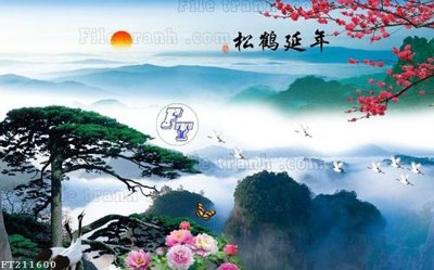 File gốc File in tranh tường 3D FT211600 (AI/EPS) cho in ấn