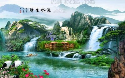 Tệp tin gốc File in tranh tường 3D FT211601 (dùng cho in) File in tranh tường 3D FT211601