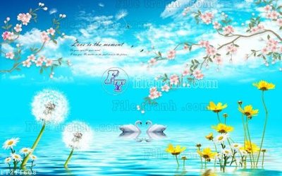 Download file tranh File in tranh tường 3D FT211608 (file gốc PSD)