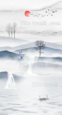 File gốc File in tranh tường 3D FT211650 cho in ấn và thiết kế