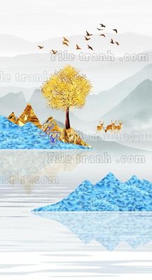 File ảnh File in tranh tường 3D FT211661 (gốc) dùng in Pano
