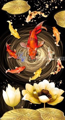 Ảnh gốc File in tranh tường 3D FT211713 (độ nét cao) in mica