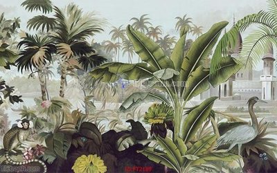 File gốc File psd tường quán cà phê FT2189 (in lụa) trang trí tường