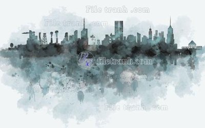 File ảnh File in tranh tường hiện đại FT22075 (gốc) in poster