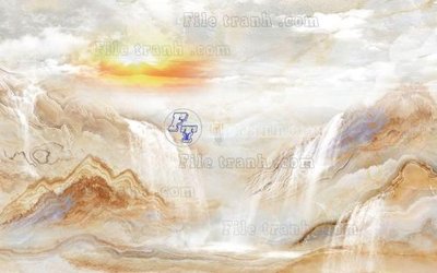 File tranh File in tranh tường hiện đại FT22115 (gốc) chủ đề thành phố