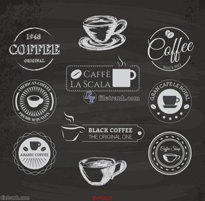 File tranh File psd tường quán cà phê FT2222 (gốc) chủ đề thành phố