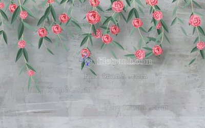 File gốc File in tranh tường hiện đại FT22266 (in lụa) chi tiết cao