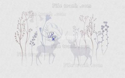 File gốc File in tranh tường hiện đại FT22332 (phiên bản chuẩn) để in ấn