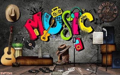 File in ấn chuyên nghiệp File psd tường quán cà phê FT2241 (file gốc)