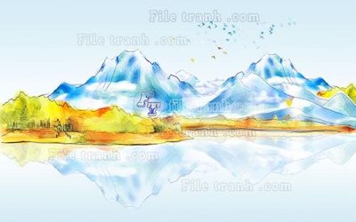 File ảnh File in tranh tường hiện đại FT22442 (gốc) in standee