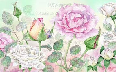 File in lụa File in tranh tường hiện đại FT22486 (phong cảnh) File in tranh tường hiện đại FT22486