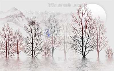 File gốc File in tranh tường hiện đại FT22487 (phong cách) châu Âu