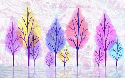 File gốc File in tranh tường hiện đại FT22512 (in lụa) chi tiết cao