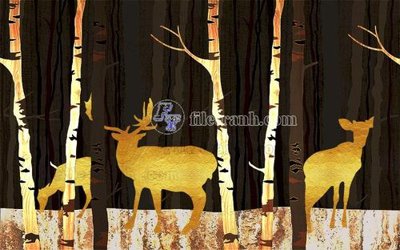 File tranh in mica File in tranh tường hiện đại FT22563 (độ phân giải cao)