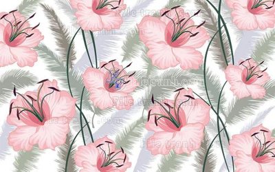 File in trần File in tranh tường hiện đại FT22640 (bản gốc 3D) sống động