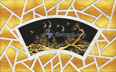 File gốc File in tranh tường hiện đại FT22778 (in lụa) tranh phong thủy