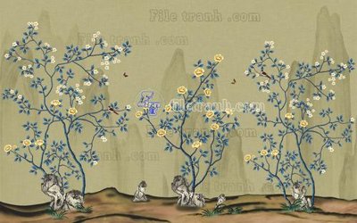 File gốc File in tranh tường hiện đại FT22807 (trang trí) phòng ngủ