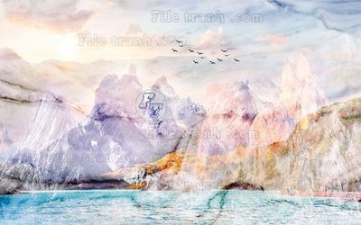 Download file gốc File in tranh tường hiện đại FT22902 (in lụa) nghệ thuật