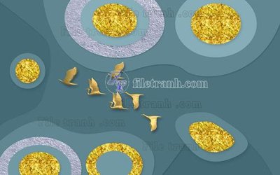 File gốc File in tranh tường hiện đại FT22910 (in tráng gương) nghệ thuật