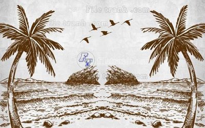 File tranh quảng cáo File in tranh tường hiện đại FT22937 (download file gốc)