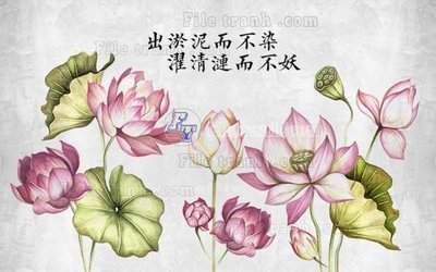 File tranh File in tranh tường hiện đại FT23029 (gốc) in vải canvas