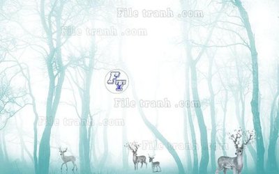 Ảnh gốc File in tranh tường hiện đại FT23032 (độ nét cao) in tráng gương