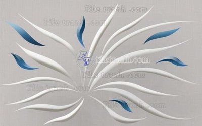 File in trần File in tranh tường hiện đại FT23036 (bản gốc) hoa văn
