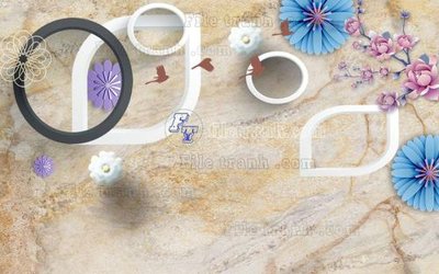 File tranh in tráng gương File in tranh tường hiện đại FT23103 (siêu nét)